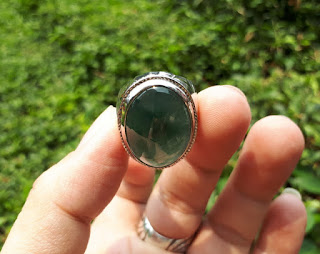 Cincin Batu Giok Jadeite Jade Type A JDT014 No Treatment Origin Burma Memo By DGL