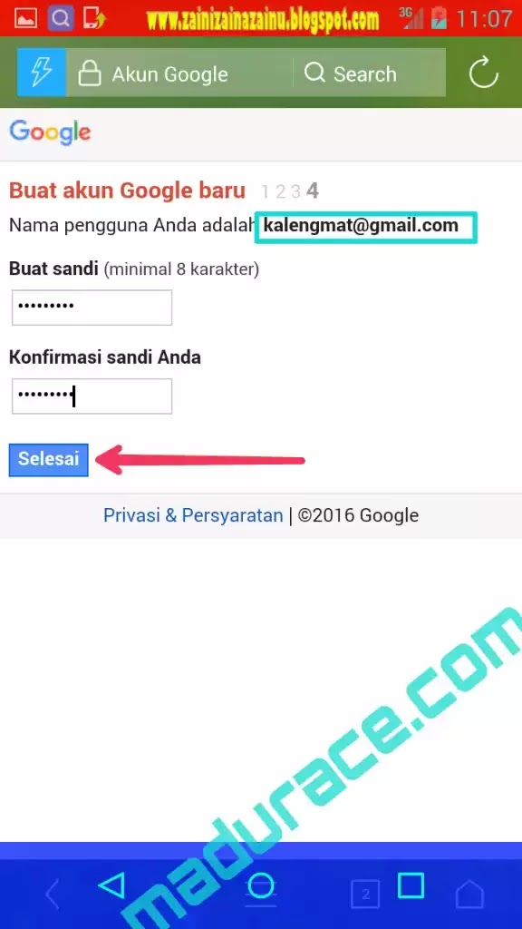 Cara Gampang Membuat Akun Gmail Terbaru Di Android  Madurace