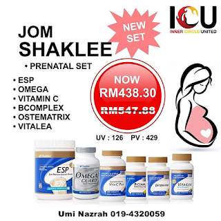 Set Hamil Shaklee Testimoni, Cara Makan dan Harga 2019