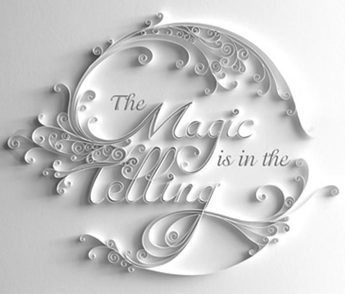 Beautiful Paper Made Typography By Yulia Brodskaya 