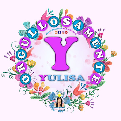 Nombre Yulisa  - Carteles para mujeres - Día de la mujer