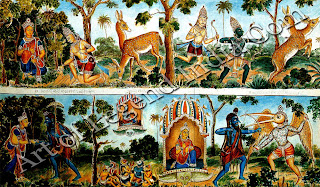 Rama pursues the magical golden deer 