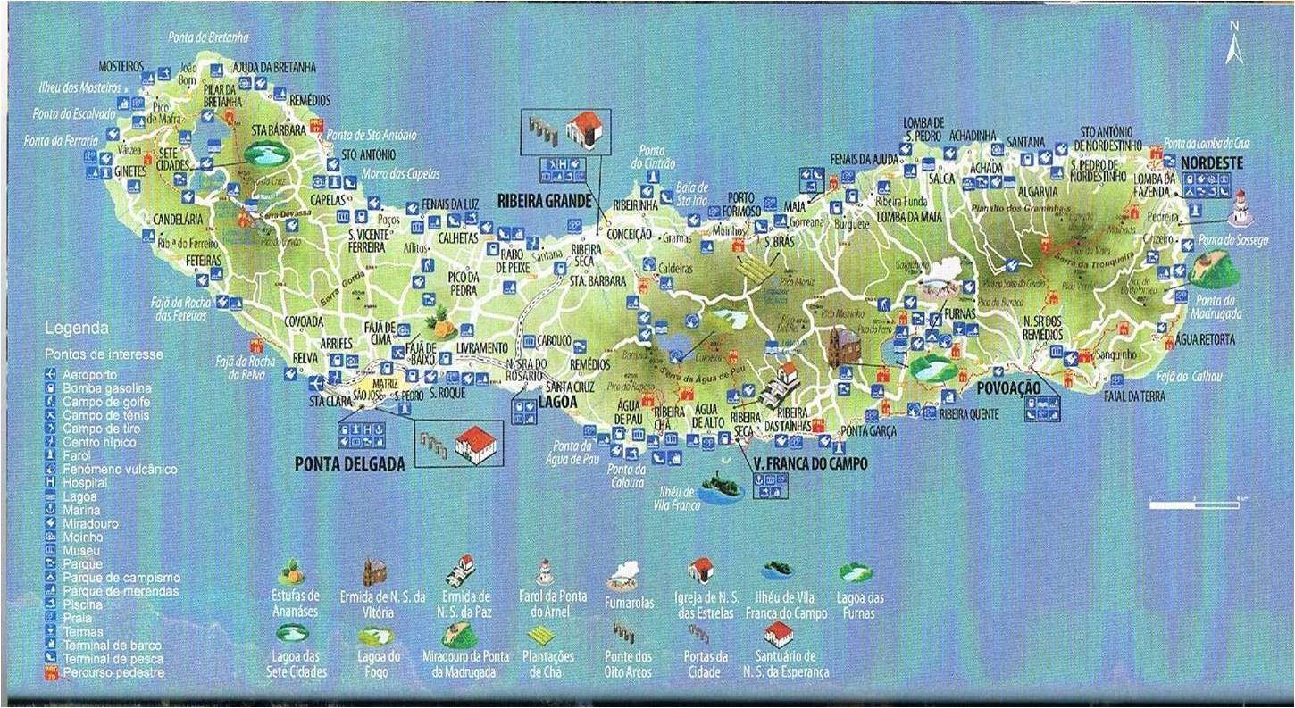 Vai e Vem Mapa de São Miguel