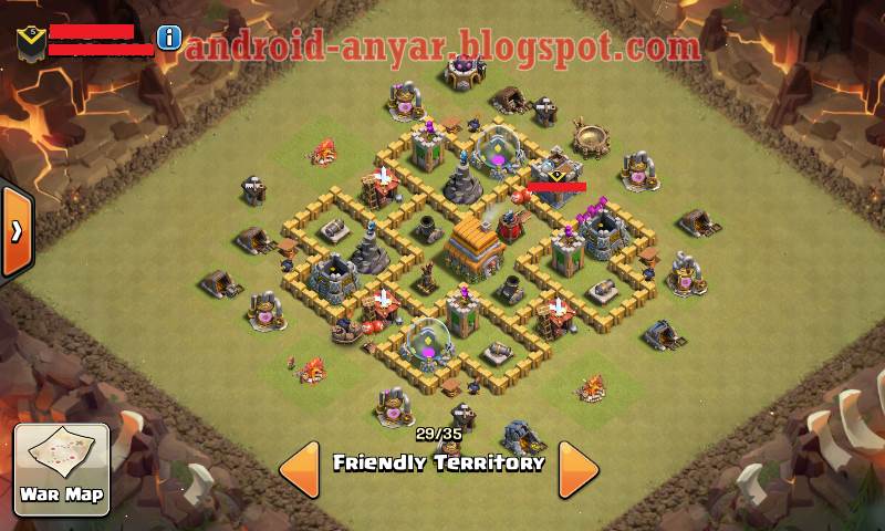 War Base TH 7 Terkuat Air Sweeper Lengkap War Base TH 8 Anti Dragon ...