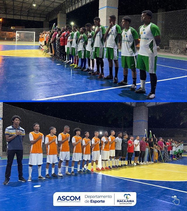 Confira os resultados do Campeonato de Futsal Feminino e Masculino sub-17 em Macajuba