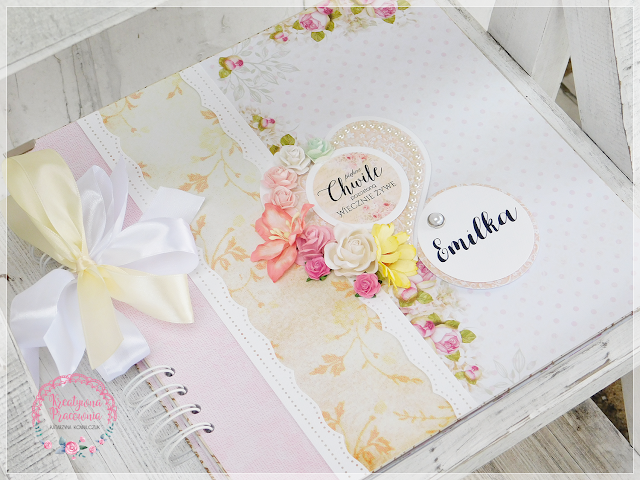 album na zdjęcia dla dziewczynki, hadmade, scrapbooking