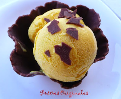 helado de mango