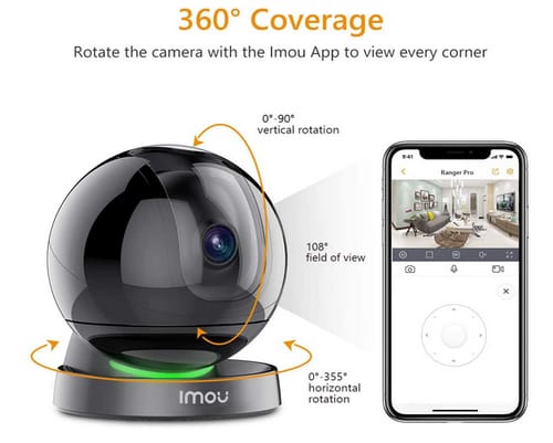 IMOU 360 Degree View Smart Camera with Night Vision