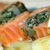  Salmon Roll stuffed with dill and Scallop recipe 