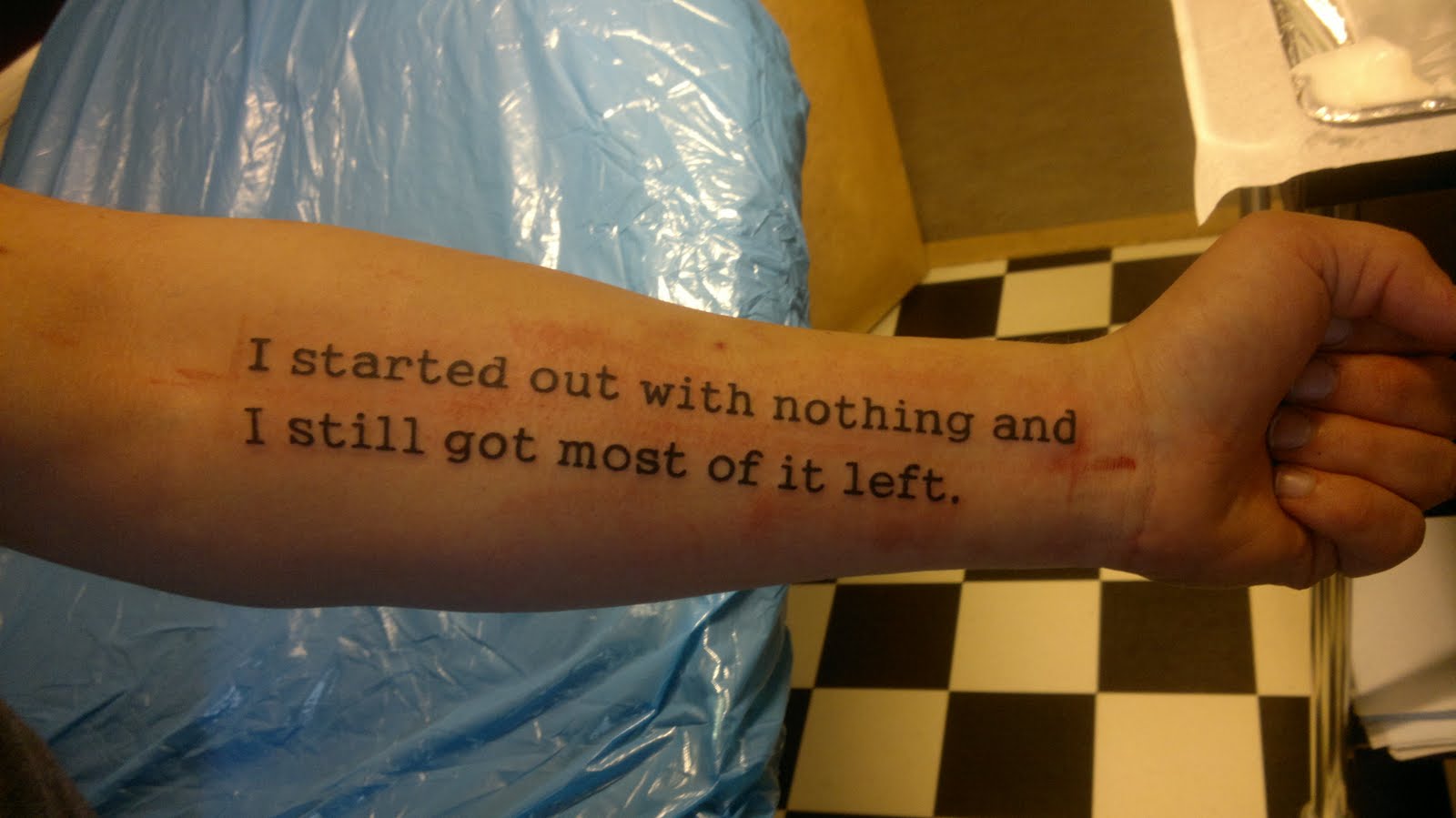 Plain Pain Tattoo Text