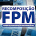 Auxílio financeiro para recompor perdas do FPM de agosto será depositado na sexta-feira (4).