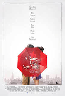 poster filme um dia de chuva em nova york