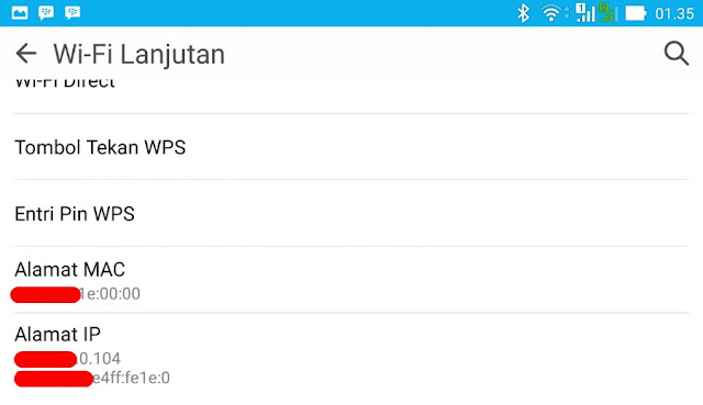Cara Mengetahui MAC Address Pada Smartphone Android
