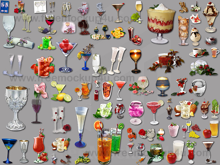 Cups And Ice Cream Juice Cups Png For Designs