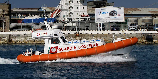 Coast Guard patrol boat CP 866, Porto Mediceo, Livorno