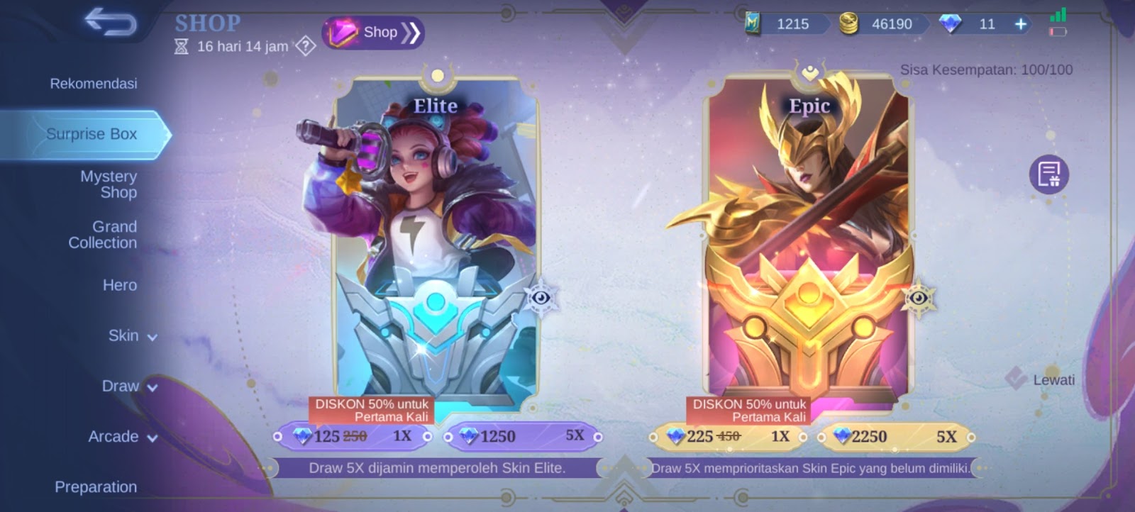 Cara Draw Gratis Event Surprise Box Mobile Legends Juni 2023