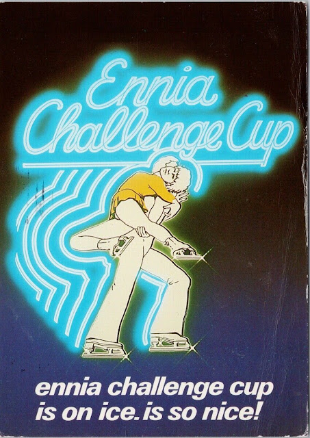 Poster for the Ennia Challenge Cup, an international figure skating competition in The Hague, Netherlands