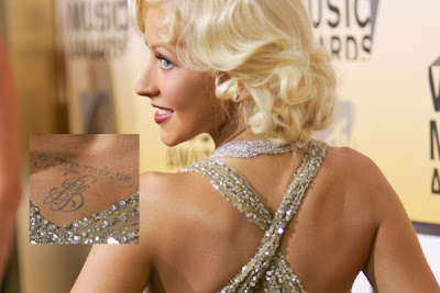 Christina Aguilera Celebrity Tattoo
