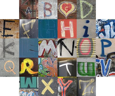 graffiti alphabet letters a z