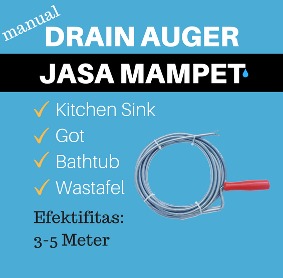 manual drain auger