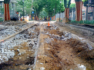 UPenn and Locust Walk and Trolley