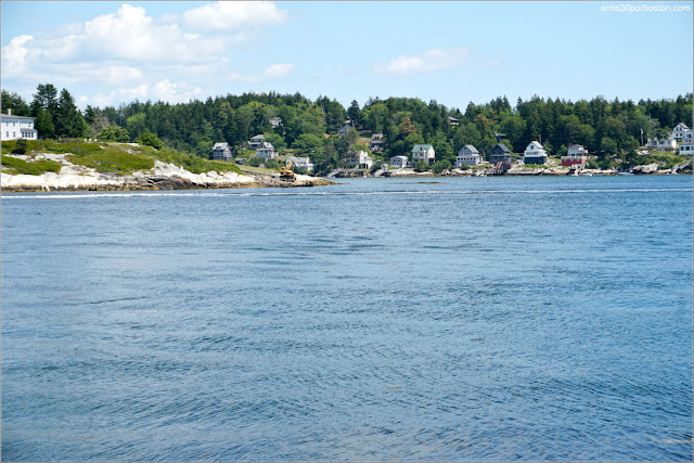 Vistas desde el Fuerte Fort Popham en Phippsburg, Maine