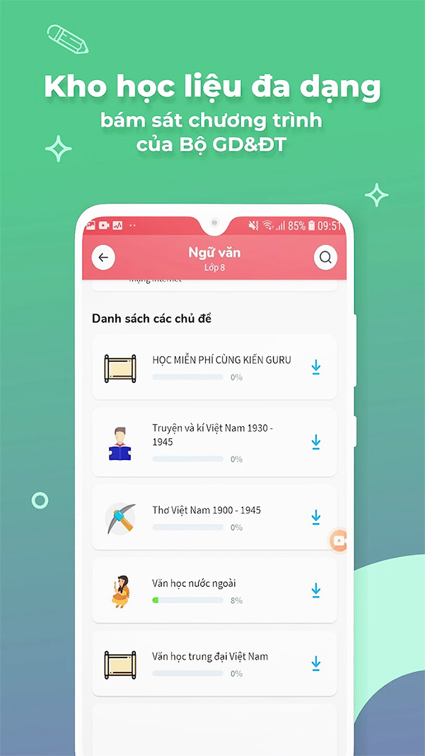 Tải Kiến Guru APK học và giải bài tập lớp 1- 12 miễn phí a3