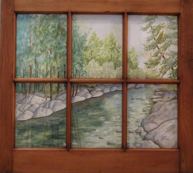 Danielle Beaulieu watercolour creek - talking to paintings