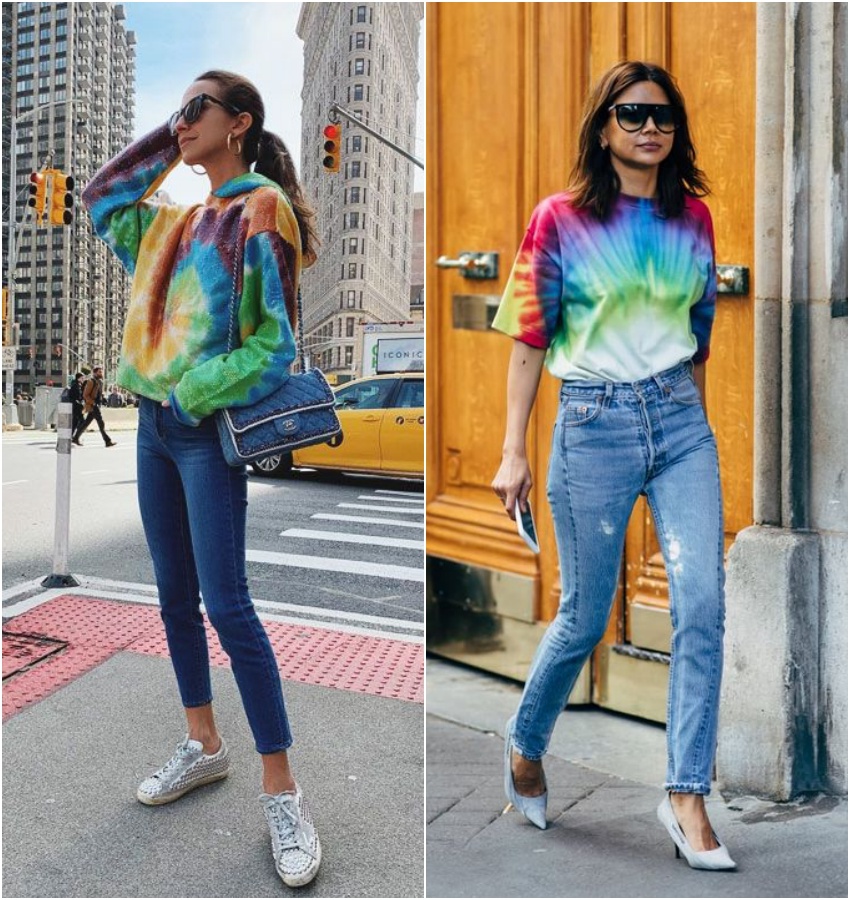 Tendência tie dye