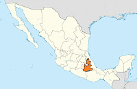 Административная карта Мексики: штат Пуэбла