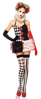 Harlequin Clown Women's Halloween Costumes