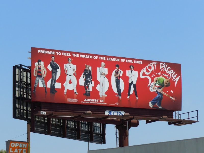 Scott Pilgrim vs The World movie billboard