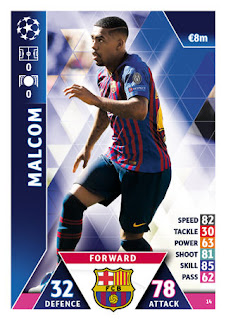 Match Attax UEFA Champions League 2018 2019 FC Barcelona Set