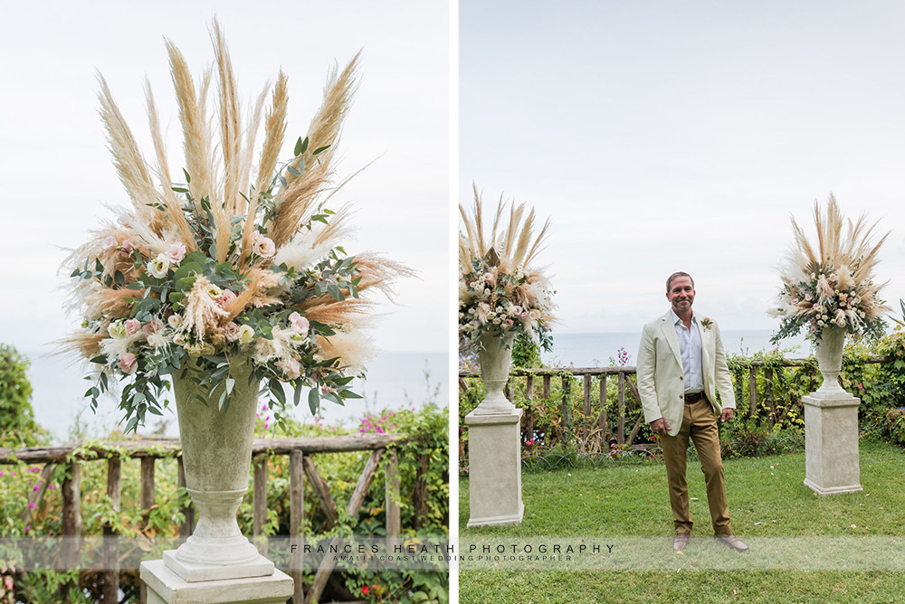 Groom portrait Santa Caterina Amalfi