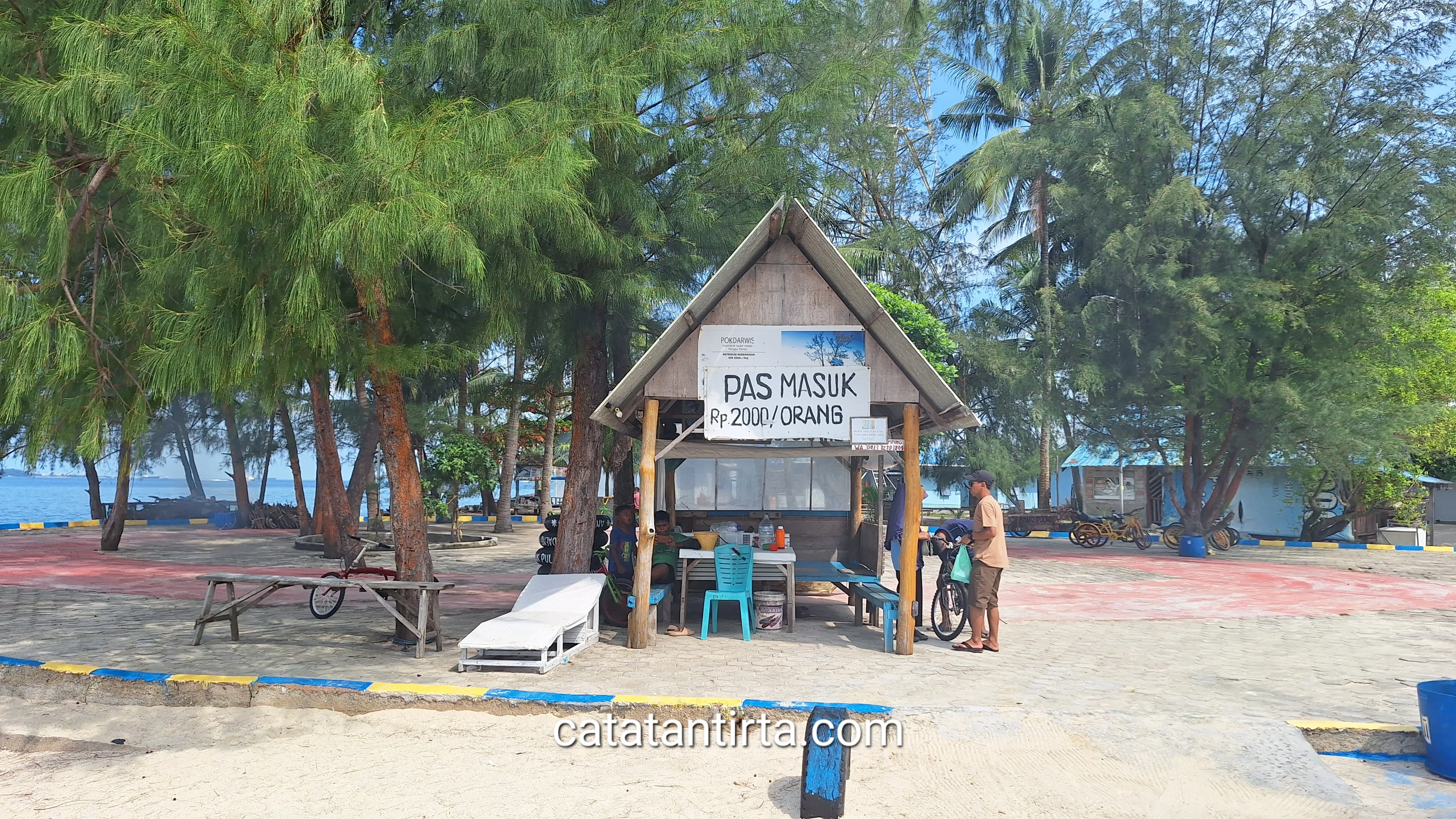 Tarif masuk pulau Putri