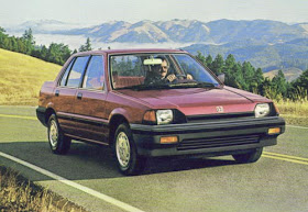 Front 3/4 view of 1984 Honda Civic sedan