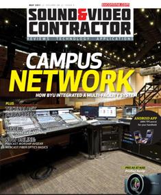 Sound & Video Contractor - May 2011 | ISSN 0741-1715 | TRUE PDF | Mensile | Professionisti | Audio | Home Entertainment | Sicurezza | Tecnologia
Sound & Video Contractor has provided solutions to real-life systems contracting and installation challenges. It is the only magazine in the sound and video contract industry that provides in-depth applications and business-related information covering the spectrum of the contracting industry: commercial sound, security, home theater, automation, control systems and video presentation.