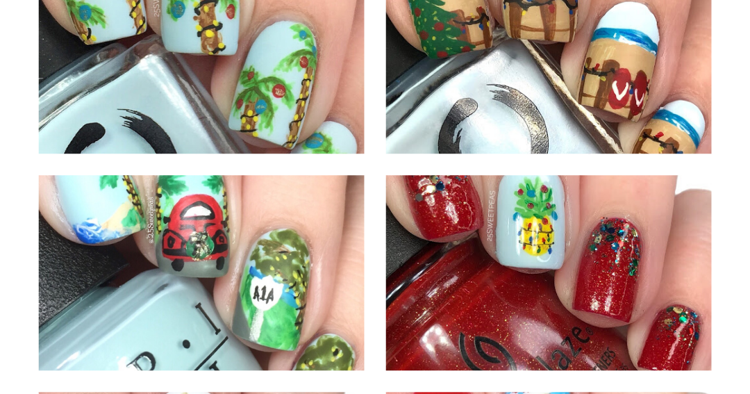 27 Best Holiday Nail Art Designs : Snowflake Minimal Christmas Nails