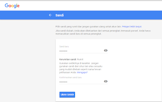 Cara mengganti password gmail (email)