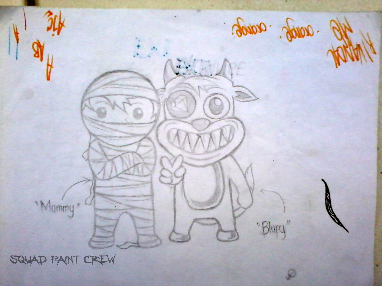 Squad Paint Crew Sketsa