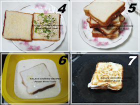 Simple Paneer Bread Toast | Paneer Sandwiches - Easy Breakfast