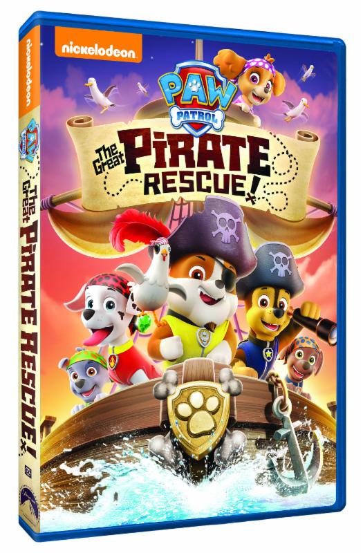 Paw Patrol The Great Pirate Rescue On Dvd Mommy Katie - roblox mermaid family morning routine with baby luna episode 1