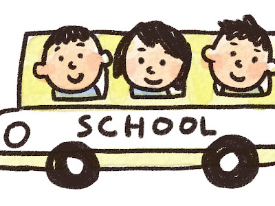 [最も人気のある！] かわいい 幼稚園 バス イラスト 350514