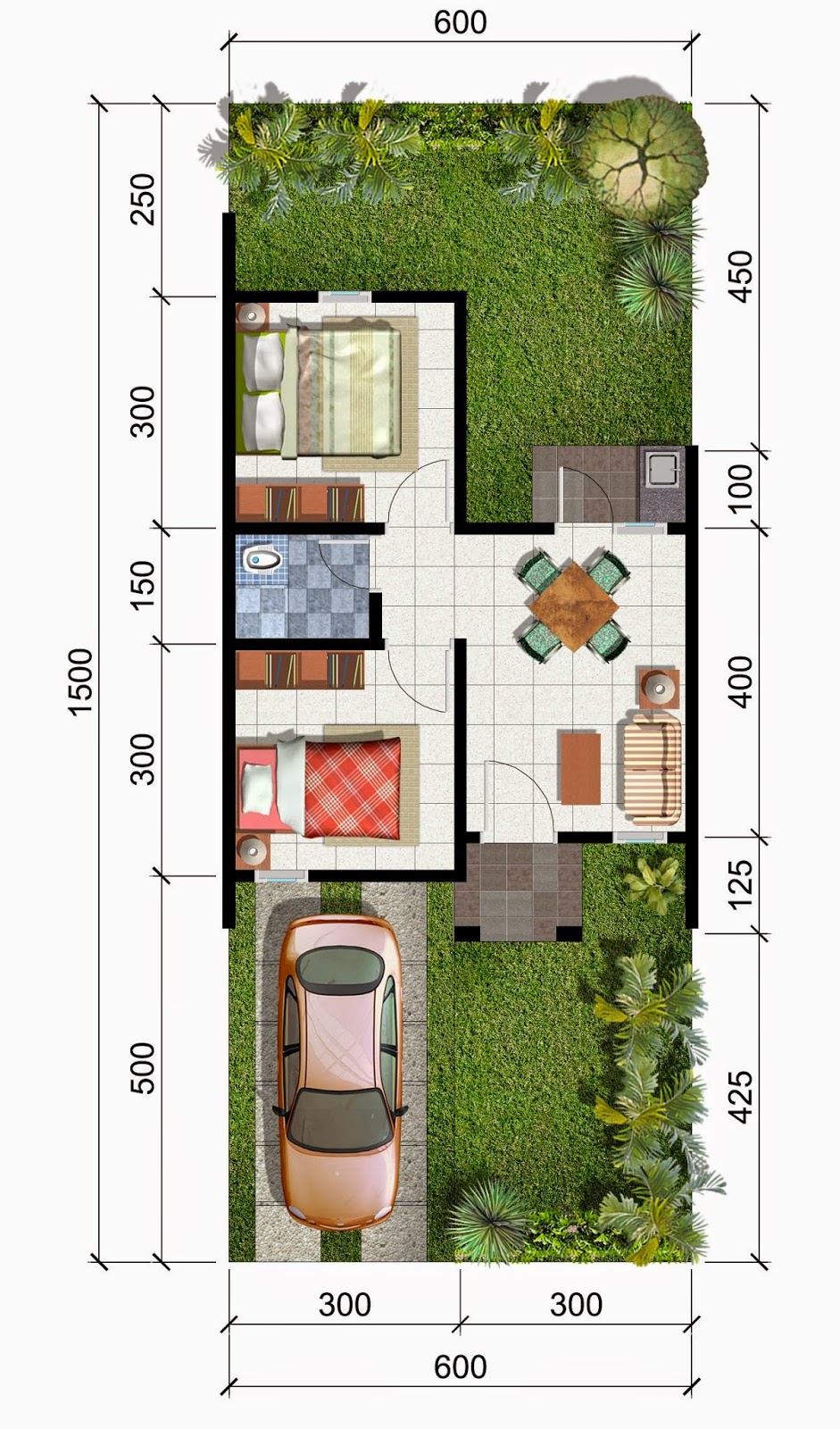 Cara Menggambar Rumah Sederhana Dengan Sketchup Part 1 GUDANG