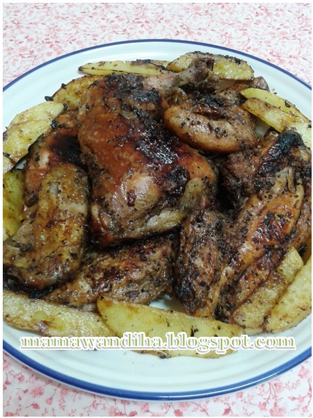 Dari Dapur MaDiHaA: Ayam Bakar Blackpepper