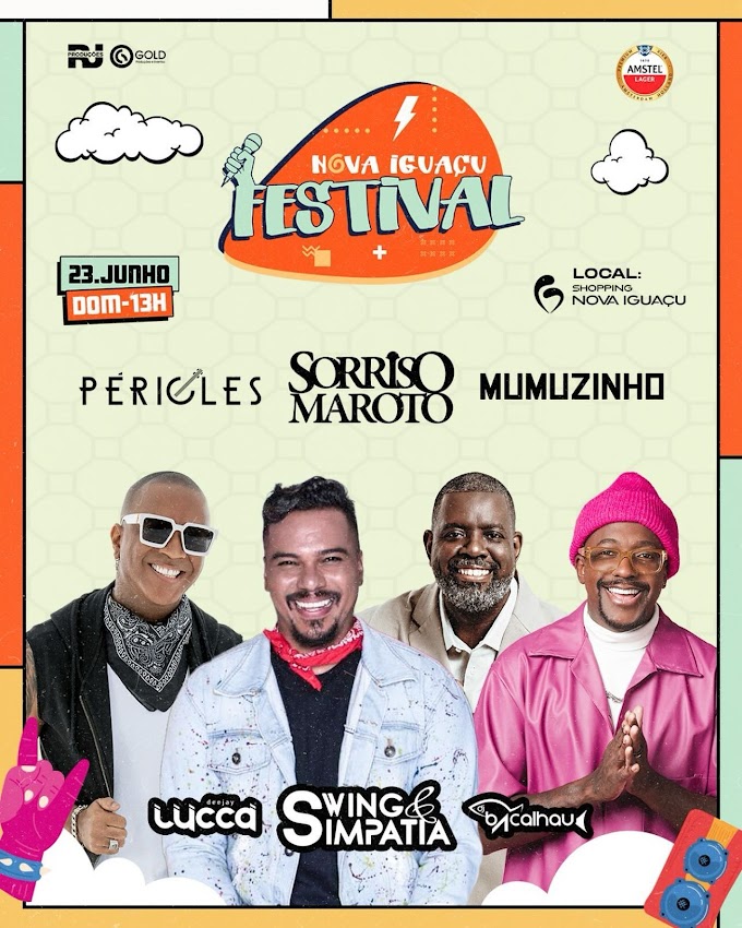 23/06/2024 Shows de Péricles, Sorriso Maroto e Mumuzinho em Nova Iguaçu [Shopping Nova Iguaçu]