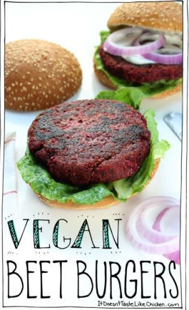 VEGAN BEET BURGERS
