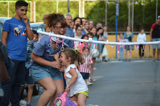 Carrera de cintas infantil en Llano