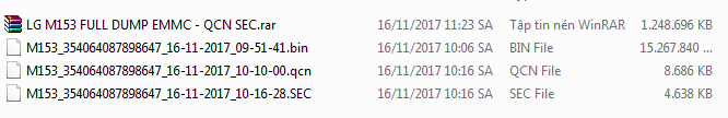 LG Fortune M153 FILE DUM FULL EMMC QCN SEC 
