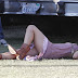 Vanessa Hudgens hot thighs show at 2012 Coachella Music & Arts Festival in California